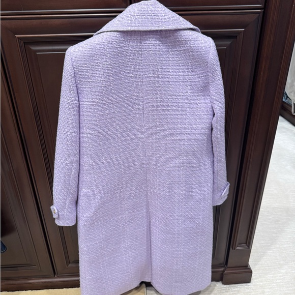 Alice + Olivia Lilac Double-Breasted Pea Coat - Picture 2 of 3